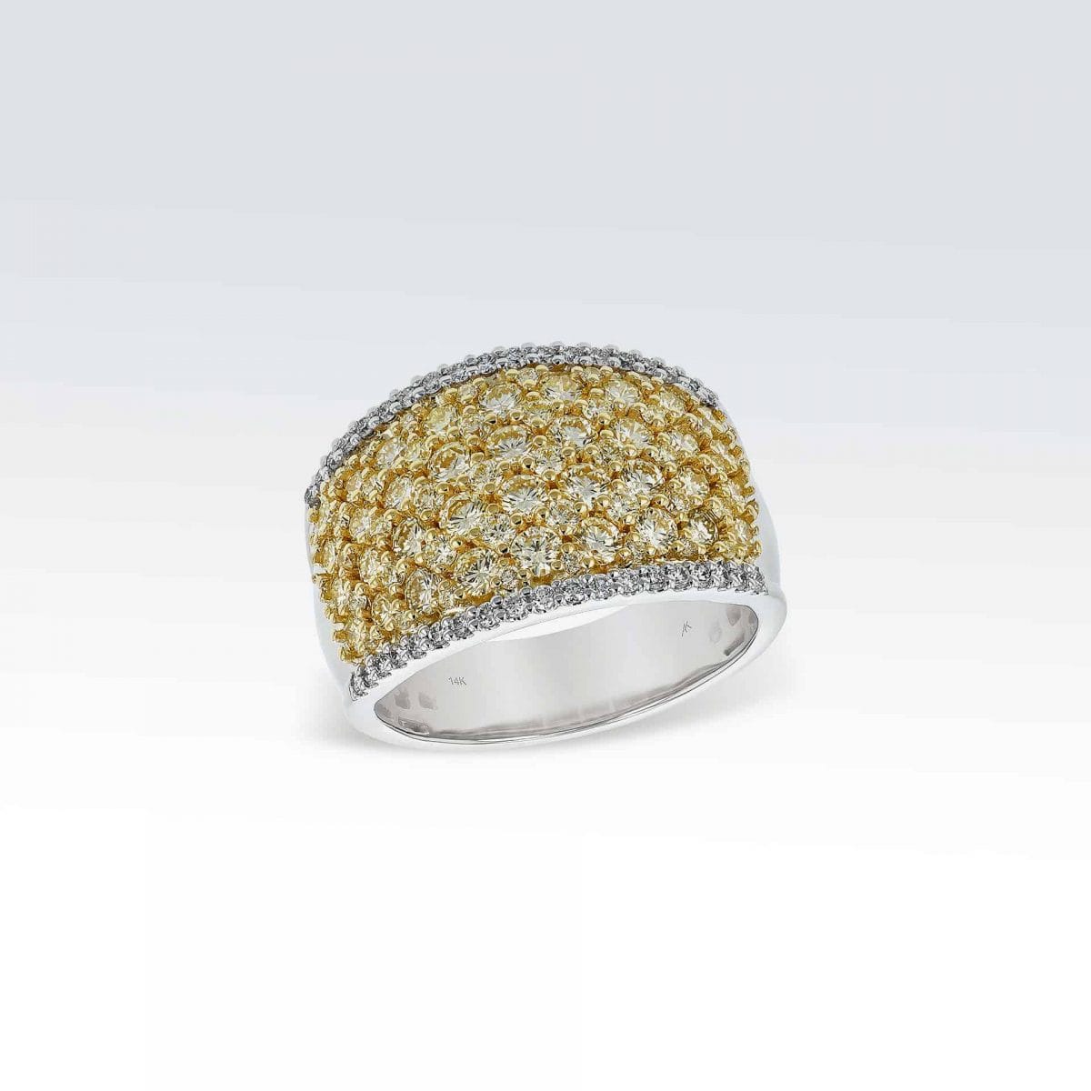 Diamond Ring with Yellow Diamonds