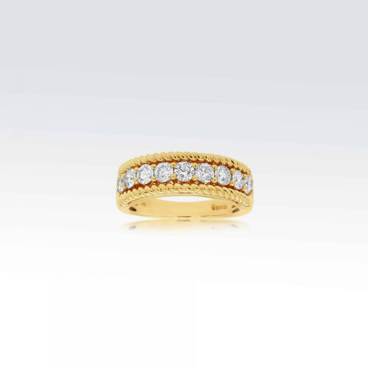 Yellow Gold Diamond Wedding Ring