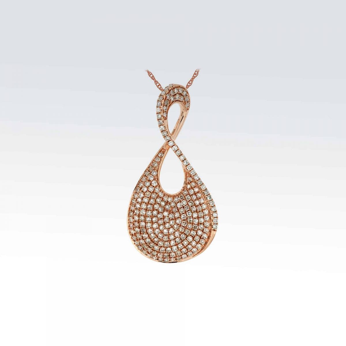 Rose Gold Diamond Pendant