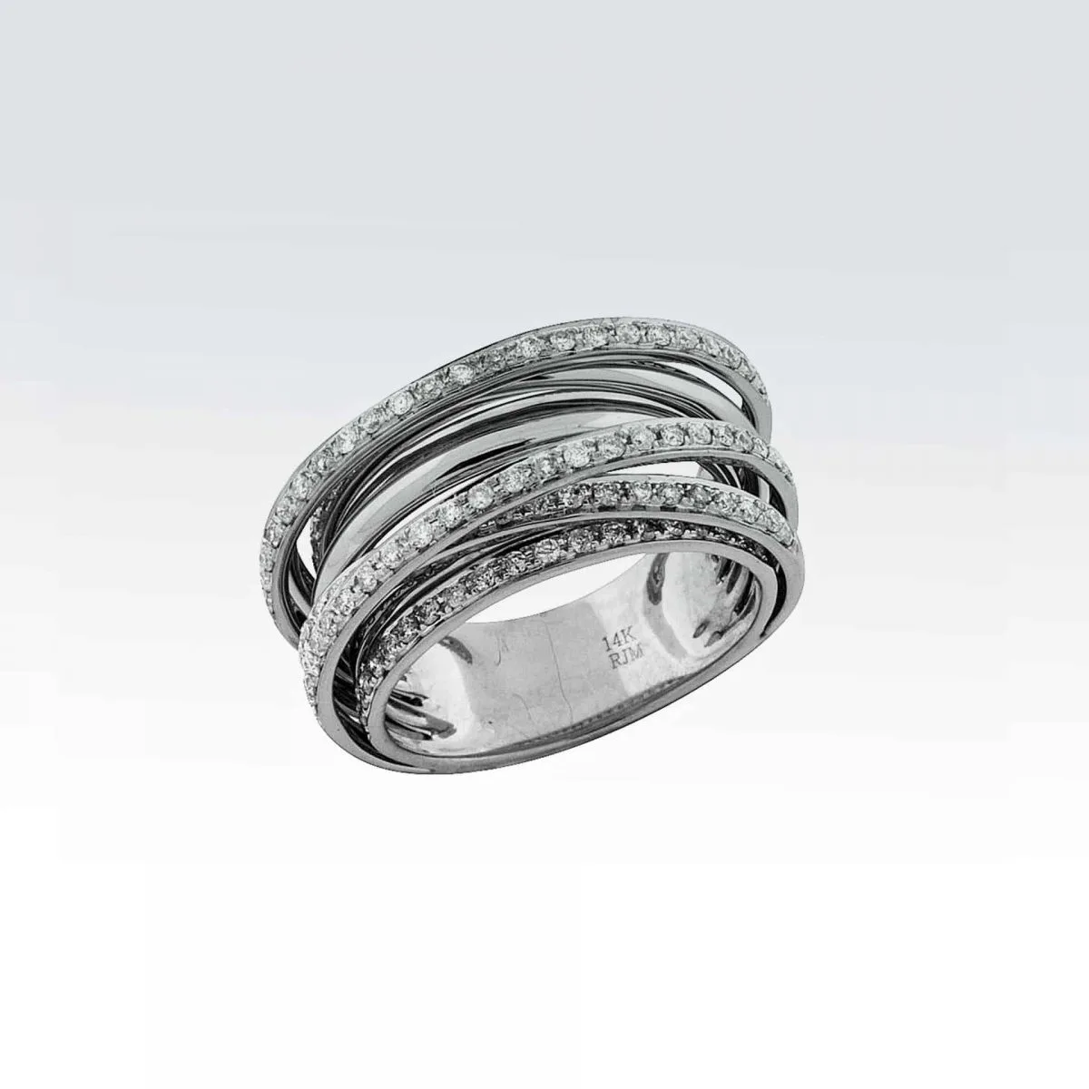 14Karat White Gold Diamond Ring