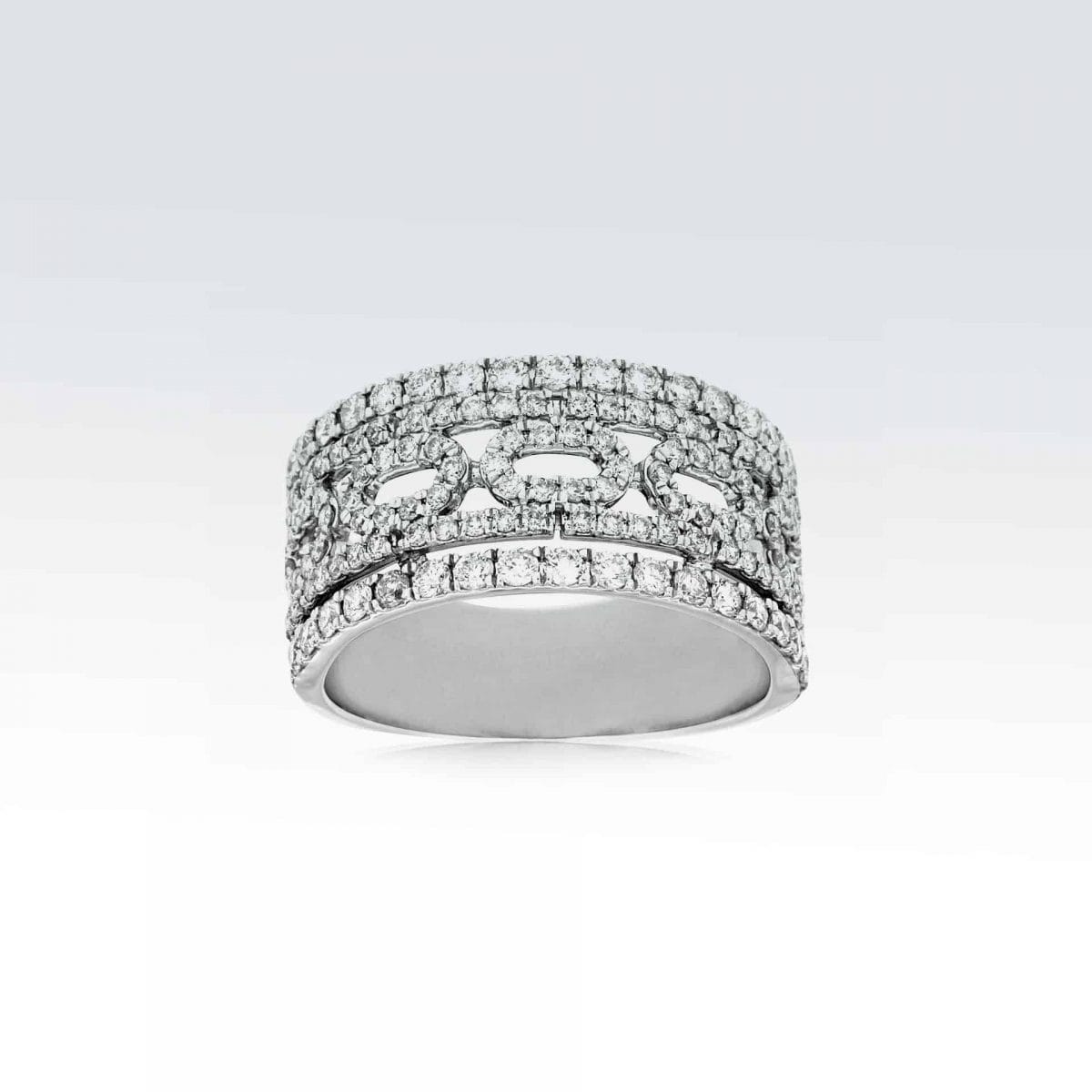 White Gold Diamond Band