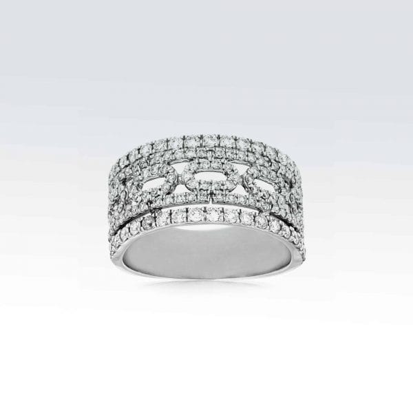 White Gold Diamond Band