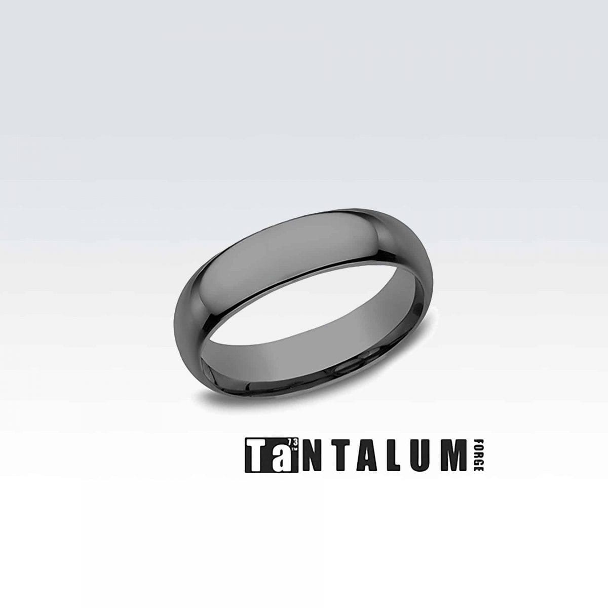 TANTALUM COMFORT-FIT  DESIGN RING